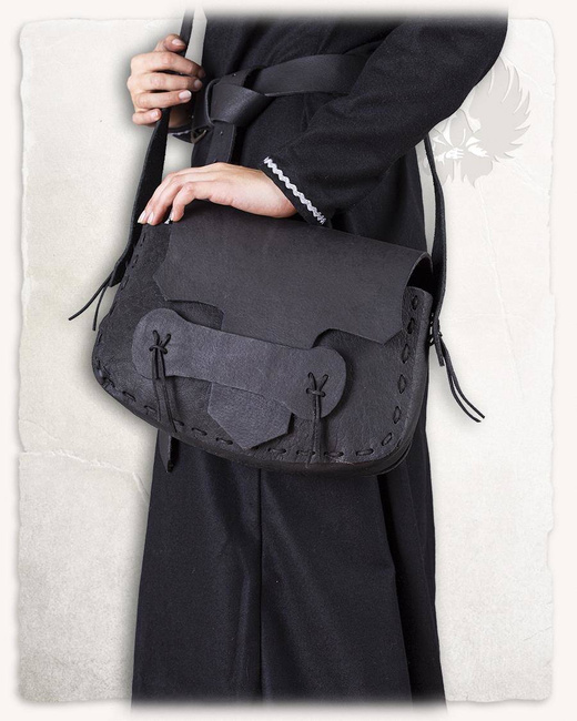 Meera Shoulder Bag Black - skórzana torba na ramię