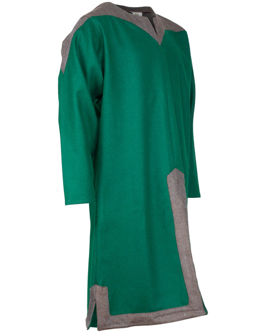 Norgaard Tunic Wool - Green - tunika średniowieczna