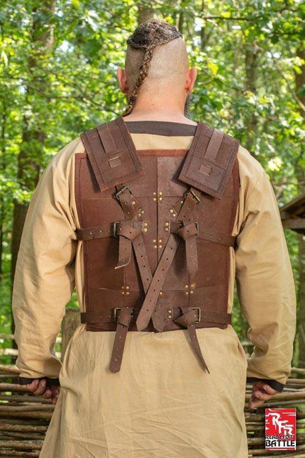 RFB Fighter Leather Armour - Brown