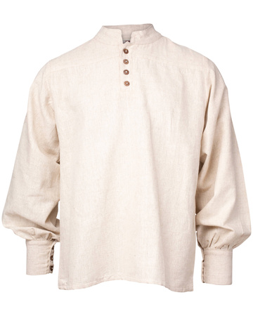 Bartold shirt Lilen Cream - koszula lniana