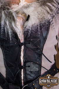 Owl Woman Leather Jerkin