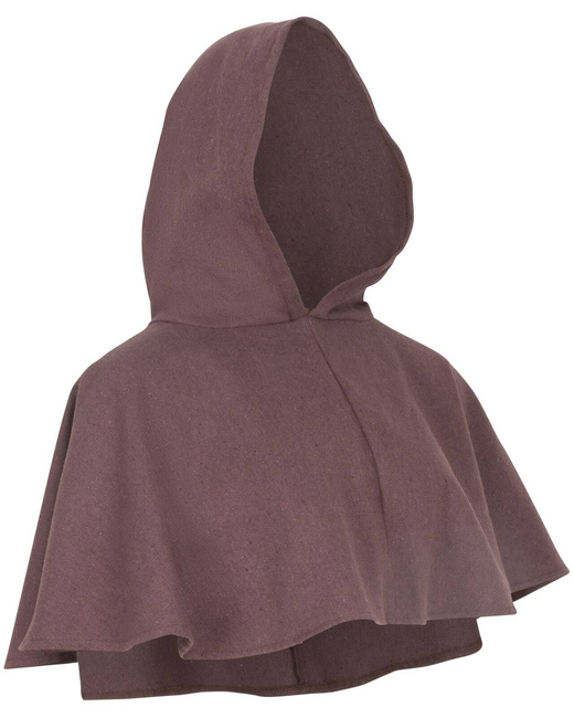 Basic Hood - Brown - płócienny kaptur