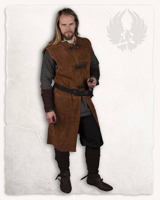 Bowen Tabard Brown - zamszowy tabard