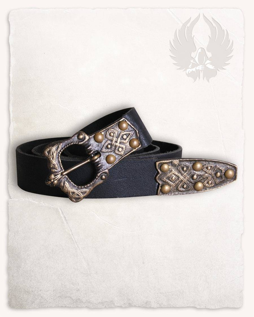 Havall Belt Black - skórzany pasek