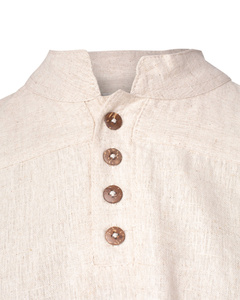 Bartold shirt Lilen Cream - koszula lniana