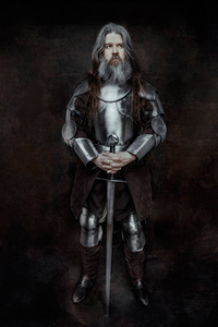 Gustav Full Legguard - Blank