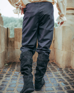 Philipp Pants Cotton Black - bawełniane spodnie