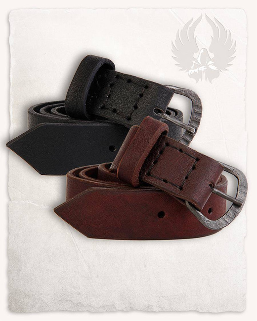 Louis Belt Black - skórzany pas