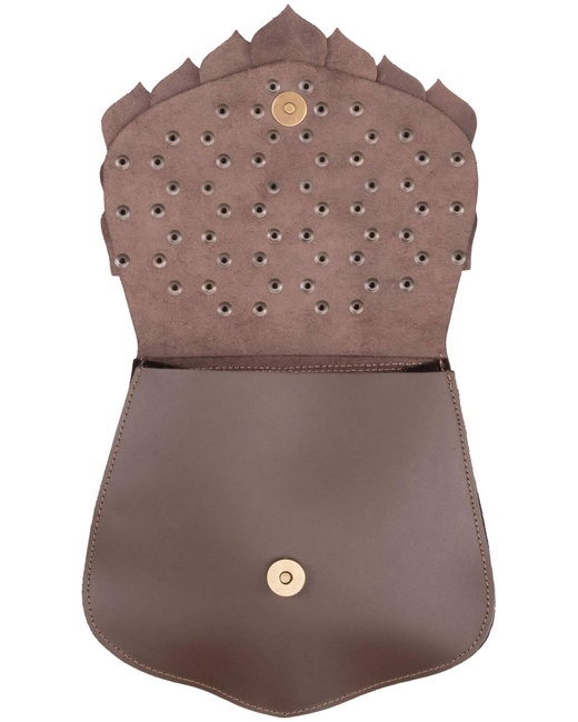 Draco belt bag - Brown - skórzana kaletka