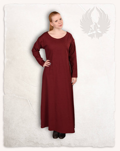 Lenora Ladies Tunic Premium Canvas Bordeaux - płócienna szata