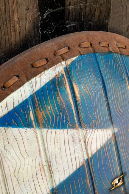 Norman Shield-Blue/White - 115x58 cm