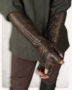 Gillian gloves - Brown - rękawice