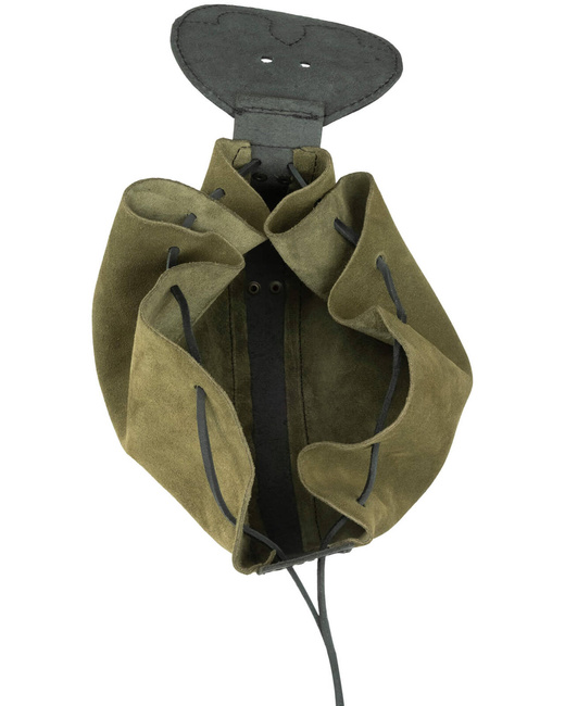 Celira belt bag - Green - skórzana kaletka