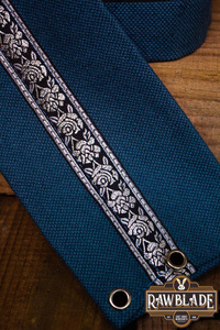 Jeanne fabric belt - Blue
