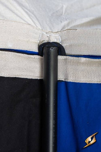 Marquee Tent - 5x8m - Epic Black/Lapis Blue