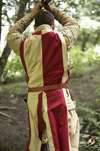 Basic Tabard - Dark red/Dark Desert Beig