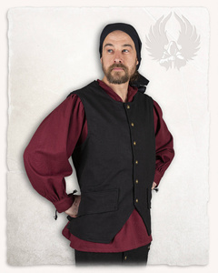 Fletcher Vest Black - kamizelka płócienna