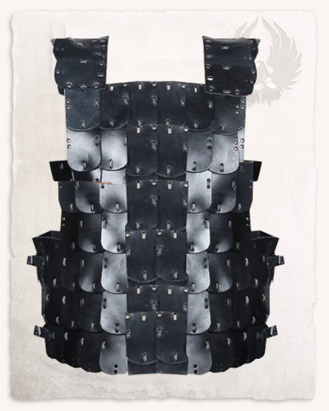 Shapur Lamellar Armour - Black