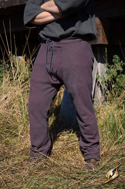 Pants Arvid - Burgundy Grey