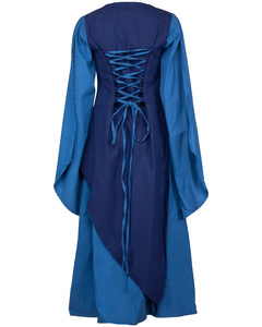 Galatea Dress - Blue - suknia bawełniana