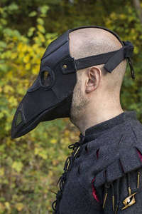 Plague Doctor Mask /Black - maska Doktor Plaga.