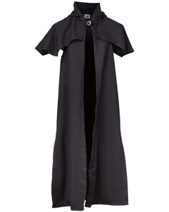 Abraxas Duster Canvas Black - średniowieczna opończa