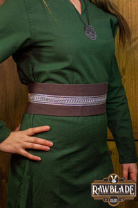 Jeanne fabric belt - Brown