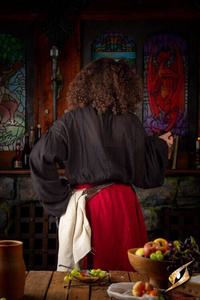 Crinkle Fencing Shirt - Black