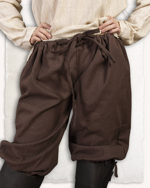 Ketill Pants Canvas Brown - płócienne spodnie