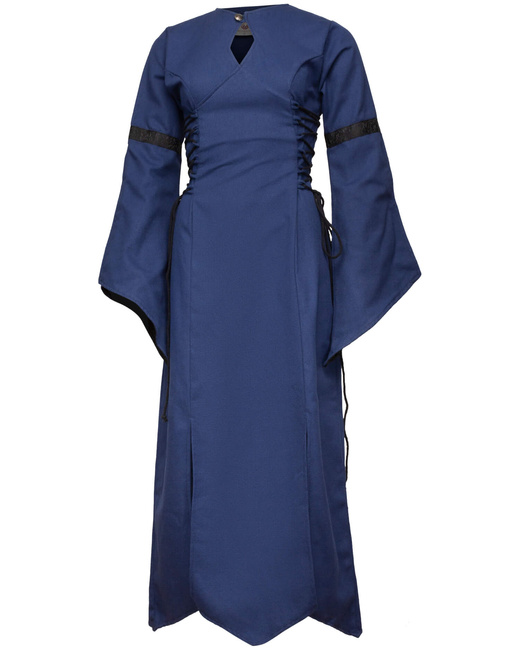 Antaris Dress Canvas - Blue - suknia bawełniana