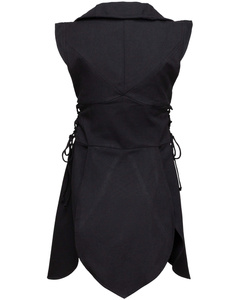 Galatea Tunic Canvas - Black - tunika bawełniana