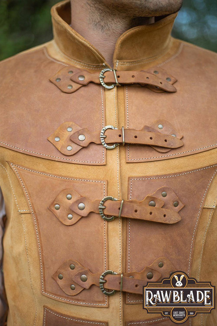 Jittu Jan Armoured Jerkin - Light brown