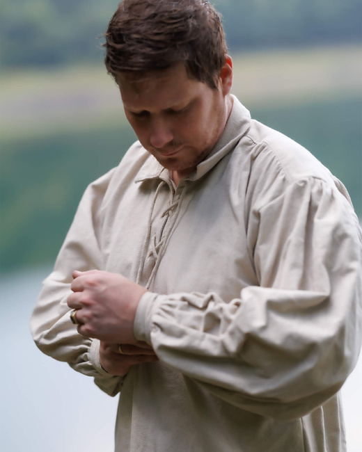 Jonathan Shirt - Cream - koszula bawełniana