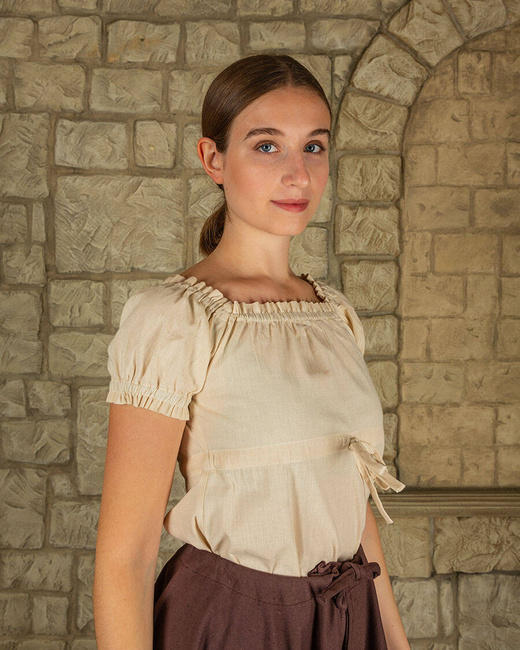 Kalina Blouse Light Cotton - Cream