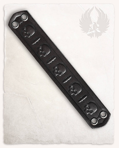 Bracelet Narrow - Skull - Black