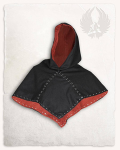 Halaif Hood Wool Black/Copper - wełniany kaptur