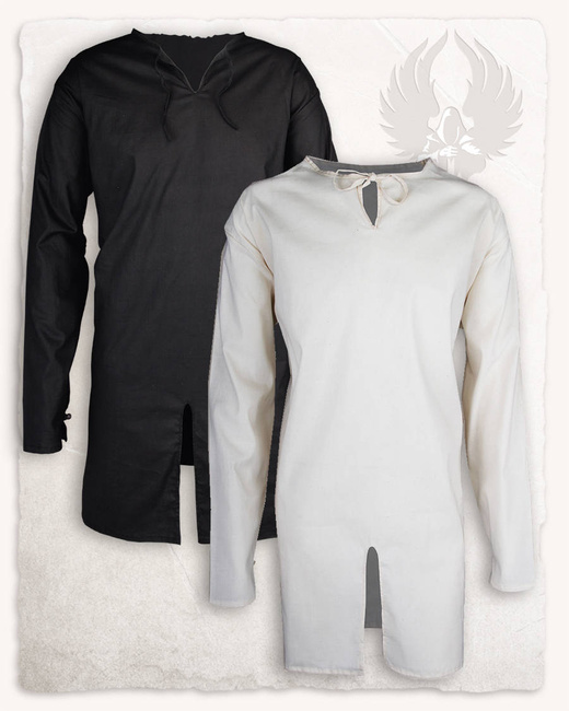 Wolfram Tunic Cotton Cream - tunika średniowieczna