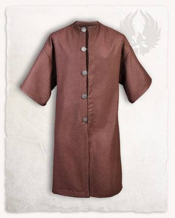 Rudolf Coat Wool Brown - wełniany krótki płaszcz