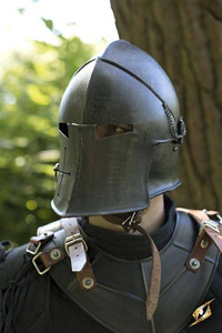 Visored Barbuta Epic Dark