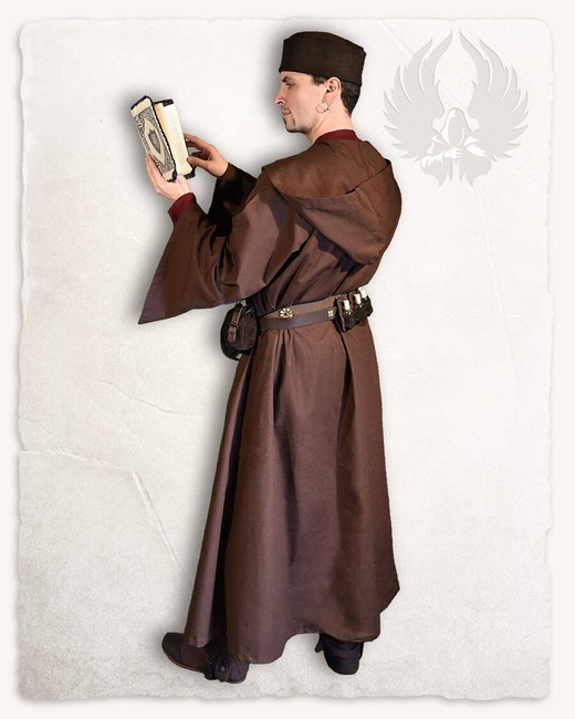 Aurelius Robe Brown - szata z kapturem