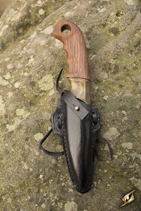 Woodsman Knife & Holder - Right - Epic Black