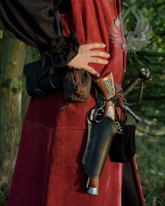 Belwar Leather Pouch Brown - skórzana sakiewka