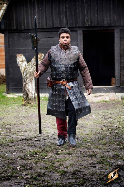 Leather Brigandine - Black