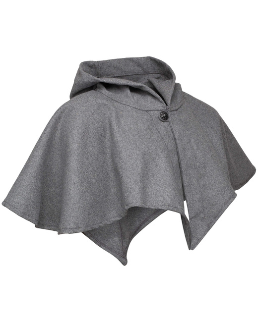 Ceres Hood Wool - Grey - kaptur wełniany