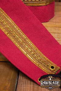 Jeanne fabric belt - Red