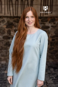 Underdress Freya - Ice Blue - bawełniana suknia spodnia