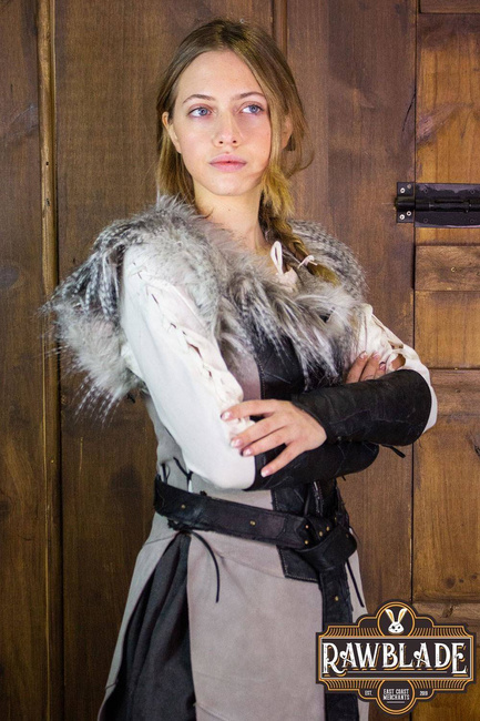 Owl Woman Leather Jerkin