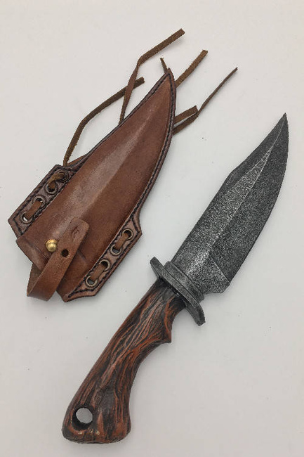 Ranger Knife & Scabbard - Left - Brown