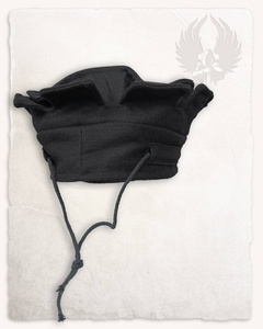 Lorenz Man´s Hat Black - stylizowana czapka z wełny