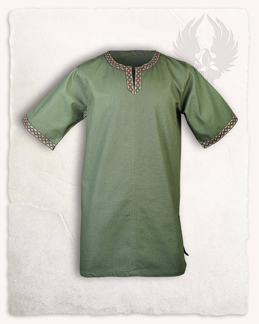 Sigbert Tunic Green - płócienna tunika